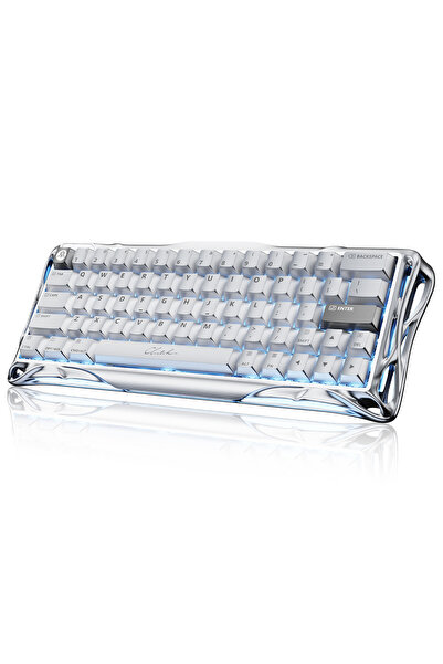 Gravastar Mercury V60 Pro HE Manyetik Switch Gaming Klavye, 8kHz, 0.125ms,Kab...