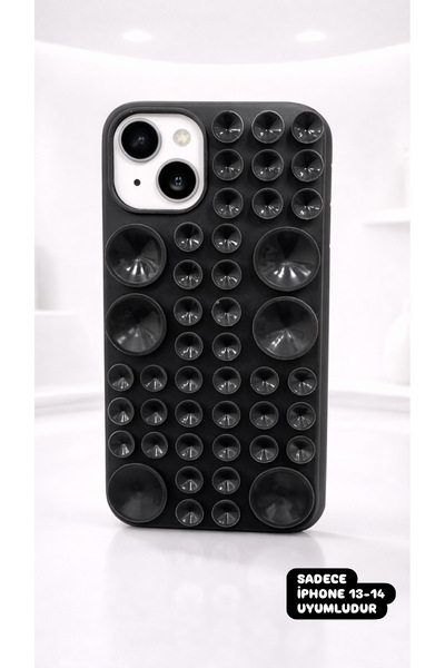 CAMCI Sadece İPhone 14 Uyumlu Kendiliğinden Vantuzlu Yeni Sezon Tarz ve Şık T...