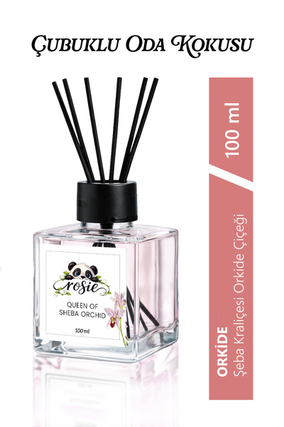 Rosie Orkide Çubuklu Oda Kokusu 100 ML Cam Şişe