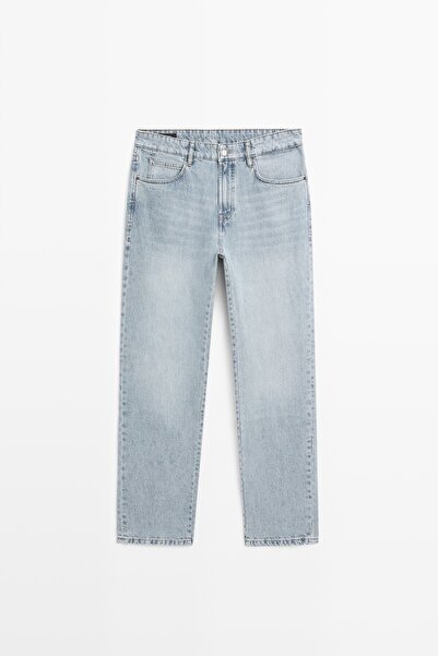 Massimo Dutti Pamuklu tapered fit jean