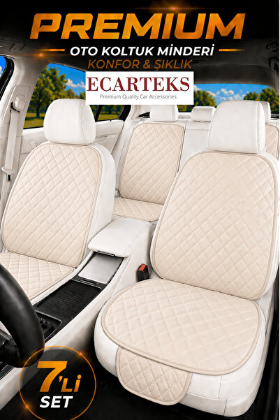 ECARTEKS PREMİUM QUALİTY CAR ACCESSORİES Terletmez Cepli Oto Koltuk Minder Se...