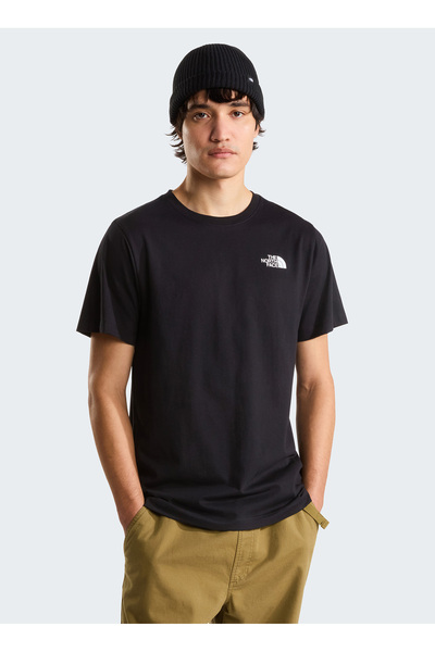 THE NORTH FACE NF0A8GV0JK31-M HALF DOME-GRAPHIC TE Siyah Yuvarlak Regular Fit...