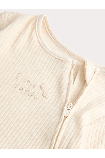 Marks & Spencer Pamuk Karışımlı “I Love Daddy” Bebek Tulum (0–12 Ay)