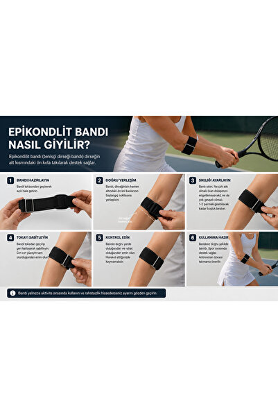 Rotantix Epicondylitis Bandage - Tennis Elbow Bandage Neoprene