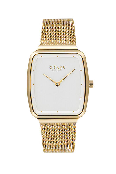 Obaku Denmark ساعة يد نسائية V267LXGIMG من الفولاذ المقاوم للصدأ كوارتز 27 مل...