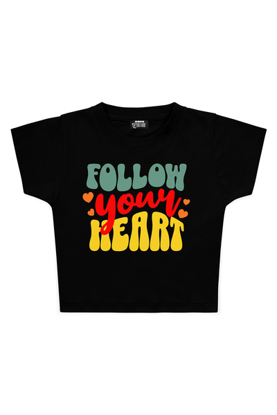 3 ROPE تي شيرت نسائي من Follow Your Heart مطبوع