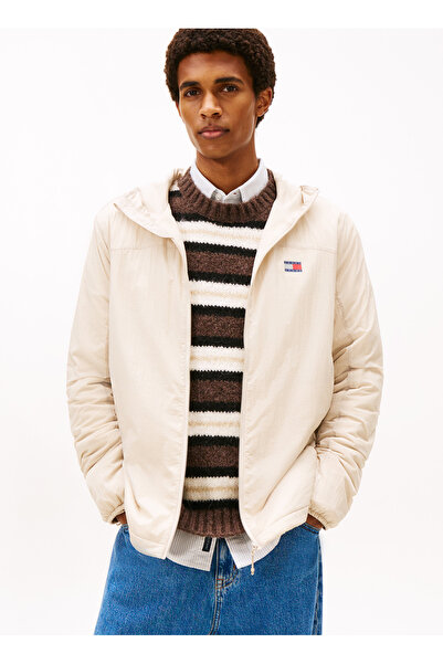 Tommy Jeans Bej Erkek Ceket DM0DM22291ABY TJM FLEECE CHICAGO