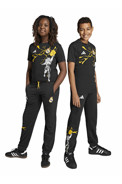 adidas Siyah Erkek Çocuk Baskılı Sweatpant JY5855 REAL MARVEL PNY