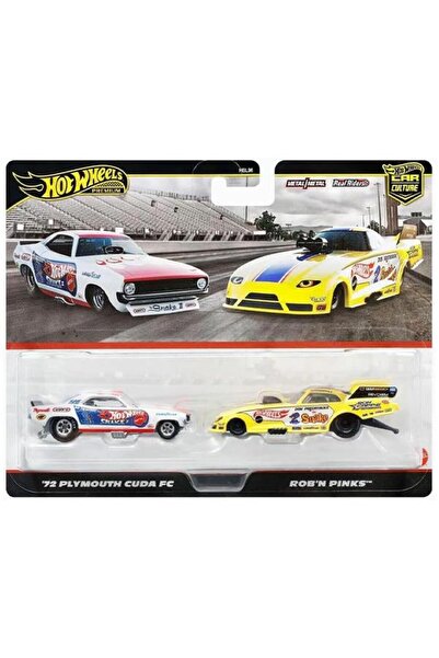 HOT WHEELS Premium 72 Plymouth Cuda FC ve Rob n Pinks JBL01