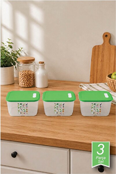 VİP AHMET Vegetable, Fruit and Greenery Storage Container 3*4,3 Lt Air-Channe...