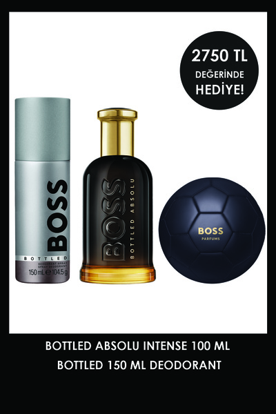 BOSS Bottled Absolu Intense 100 ml Erkek Parfüm + Bottled 150 ml Deodorant + ...