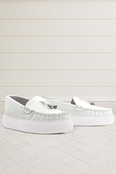 Rakerplus White Skin Extra Light Children's Loafer Shoes