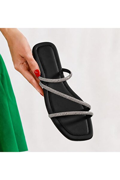PLN SHOES Γυναικείες βραδινές παντόφλες φορέματος ορθοπεδική σόλα 5mm σφουγγά...