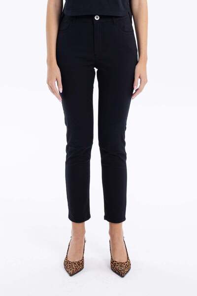 GMG FIRENZE Basic 5 Pocket Casual Slim Fit Women's Woven Pants