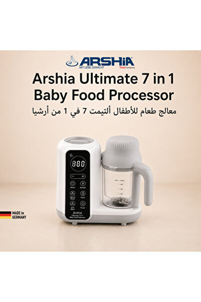 Arshia جهاز تحضير طعام الأطفال متعدد الوظائف 7 في 1
