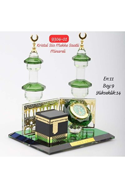 Sedef 9304 Kristal Süs Mekke Saati Minareli