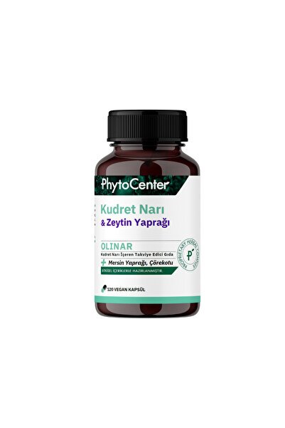 PHYTOCENTER Olınar Kudret Narı Ve Zeytin Yaprağı Içeren Takviye Edici Gıda 12...
