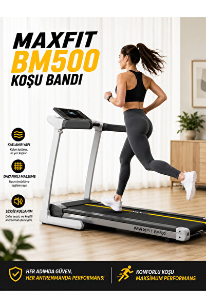 BM500 Automatic Curved Treadmill 2.5 HP Brushless Motor Bluetooth Supported