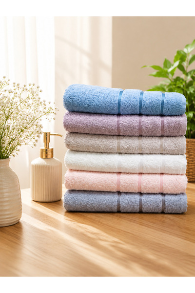 HOME MOD STORE Set de prosoape de baie economice de dimensiuni mari, 6 bucăți...