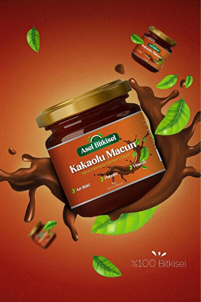 ASEL BİTKİSEL İştah açıcı Kakaolu Pekmez Vitamin Arı Sütü Bitkisel Karışımlı ...