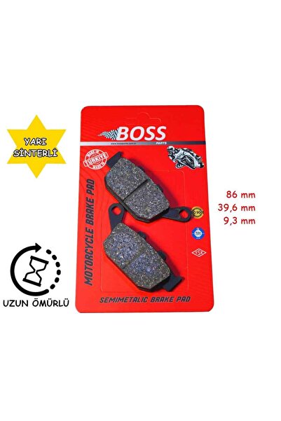 SEVGENT Mondial Arka Fren Disk Balatası (Cbs) Boss Fa496 Drift L - Vultre 125...