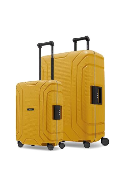 REDOLZ Essentials 15 4-Rollen 15 Kofferset 2-teilig mit Dreipunktverschluss