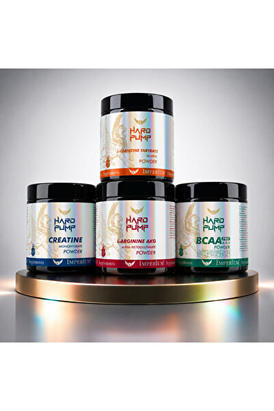 Hard Pump Multi Set- Bcaa Pro 4:1:1 -creatin Monohydrate - L Carnetine -l Arg...