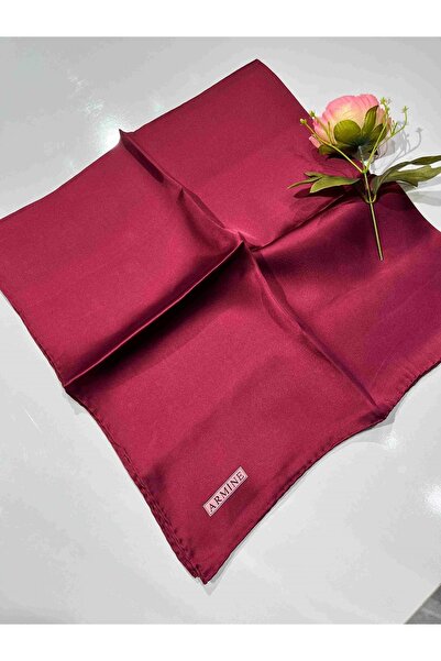 Modario Armine Solid Color Silk Scarf - 9
