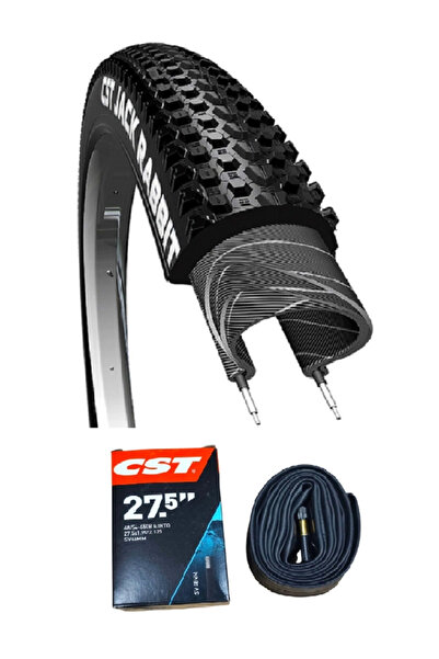 CST 27.5x2.10 Bisiklet Dış Lastiği JACK RABBİT Telli EPS + İç Lastik Seti