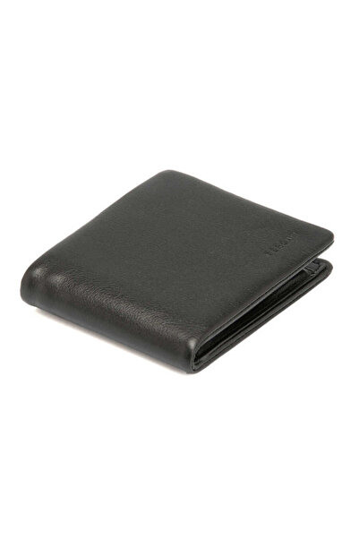 Tergan Черен портфейл от естествена кожа за мъже - S1CE00001590-C59