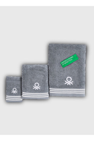 United Colors of Benetton Gri Unisex Havlu BENETTON GRİ HAVLU SET 5
