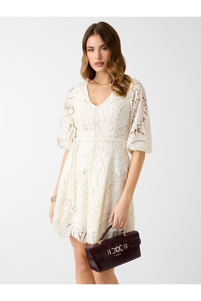 Guess Embroidered mini dress