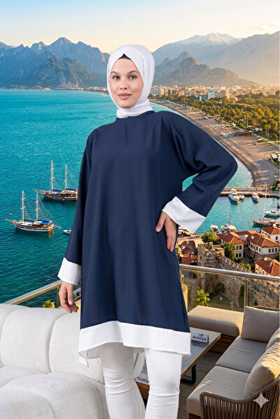 Fzd filizzade تونيكي سالا بطول الركبة من غارنيلي