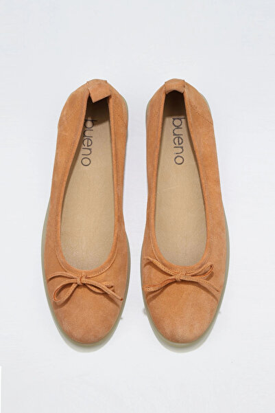Bueno Shoes 01ws12601 Model Orange Suede Balerini plati pentru dama