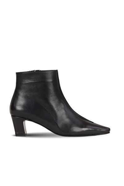 Bueno Shoes Black Leather Women's Heeled Boots 40Wb802