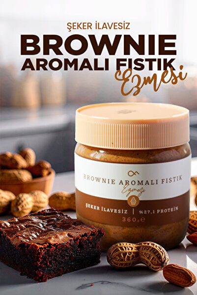 Dahafitol Brownie Aromalı Fıstık Ezmesi 360 Gr