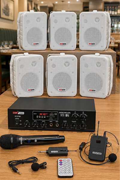Lastvoice Soft Plus Paket-4 Hoparlör Ve Anfi Mağaza Ses Sistemi
