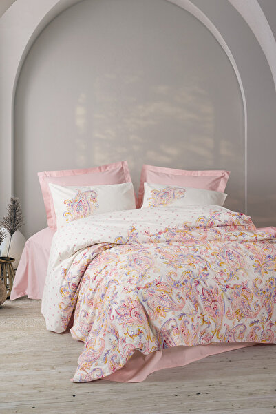 Cotton Box Set cuvertură de pilota Boemia Double Muna Pink