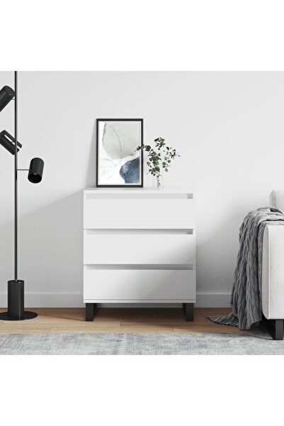 Concept Servantă, alb, 60x35x70 cm, lemn prelucrat