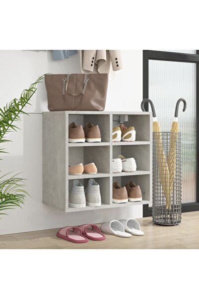 Concept Pantofar, gri beton, 52,5x30x50 cm