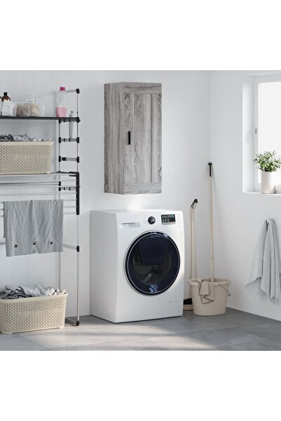Concept Dulap de perete, gri sonoma, 34,5x34x90 cm, lemn prelucrat