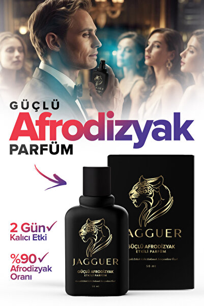 Jagguer Yüksek Afrodizyaklı Erkek Parfümü - 48 Saat Kalıcı Özel Notalarla Har...