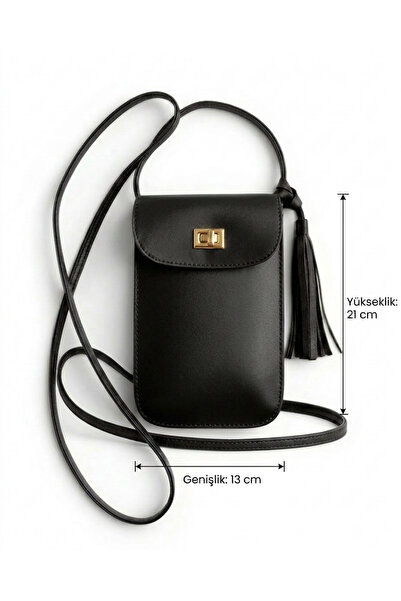 EYCH Lai̇la Women's Phone Bag – Minimalist and Stylish Design with Card Holder Compartment
