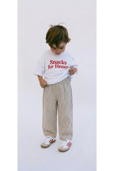 Daisy Dolly Unisex dečiji set pamučnih majica sa tkanim donjim delom i štampa...