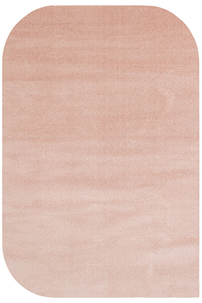 Cool Halı Puffy Pembe Kalın Yumuşak Amorf Düz Renk Peluş Tüylü Kışlık Antre G...