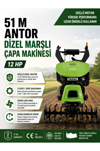 PMG TARAL Taral 51m Çapa Makinası