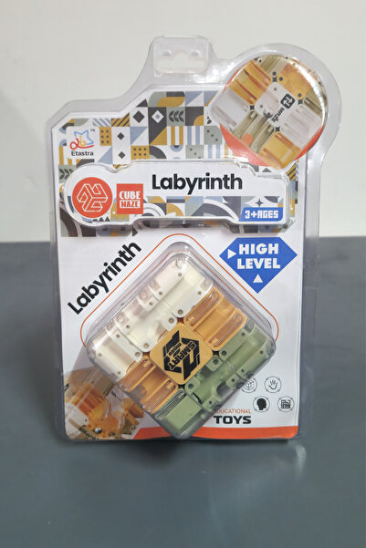 KentOyuncaK 3D Labirent Küp - Sabır ve Zeka Küpü Bulmacalı Rubik Küp