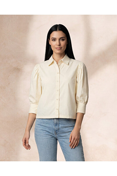 REDTAG بلوزة نسائية عاجية كاجوال