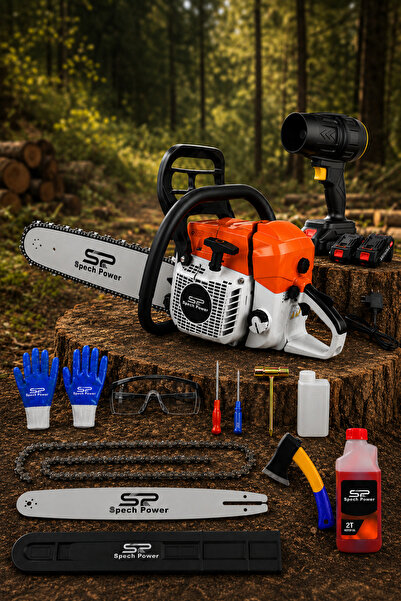 Spech Power X2 Akülü Taşıma Çantalı Hava Yaprak Toz Su Üfleme & Benzinli 2,1 ...