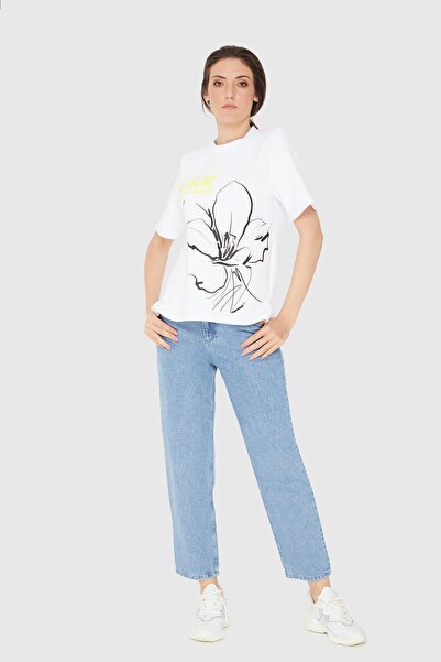 kı.we Star Baskılı T-shirt